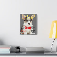 Load image into Gallery viewer, Pawpular Mechanics Custom & Personalized Magazine Cover Canvas - Your Posh Pet