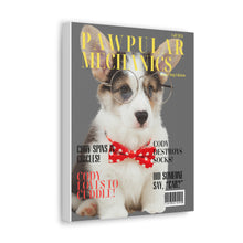 Load image into Gallery viewer, Pawpular Mechanics Custom & Personalized Magazine Cover Canvas - Your Posh Pet