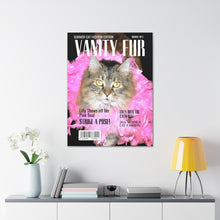 Load image into Gallery viewer, Vanity Fur Custom & Personalized Magazine Cover Canvas - Your Posh Pet