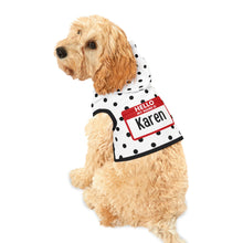 Load image into Gallery viewer, Polka Dot Name Tag Personalized & Custom Pet Sweatshirt Hoodie-Custom Pet Apparel - Your Posh Pet