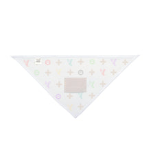 Load image into Gallery viewer, Light Furry Vuitton Pet Bandana - Your Posh Pet