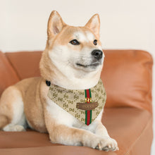 Load image into Gallery viewer, Pucci Faux-Designer Pet Bandana Collar - Your Posh Pet