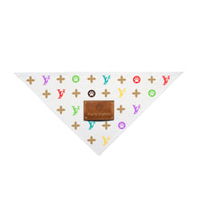 Load image into Gallery viewer, Light Furry Vuiton Pet Bandana - Your Posh Pet