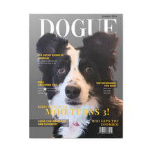 Load image into Gallery viewer, Dogue Custom & Personalized Magazine Cover Canvas - Your Posh Pet