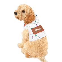 Load image into Gallery viewer, Holiday Lights Personalized & Custom Pet Hoodie - Custom Pet Apparel - Your Posh Pet