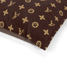 Load image into Gallery viewer, Furry Vuiton Faux-Designer Luxury Pet Bed - Your Posh Pet