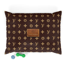 Load image into Gallery viewer, Furry Vuiton Faux-Designer Luxury Pet Bed - Your Posh Pet