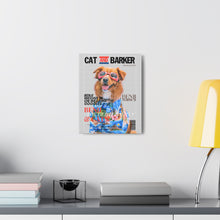 Load image into Gallery viewer, Cat and Barker Custom & Personalized Magazine Cover Canvas - Your Posh Pet