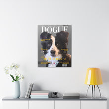 Load image into Gallery viewer, Dogue Custom & Personalized Magazine Cover Canvas - Your Posh Pet