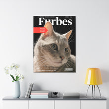 Load image into Gallery viewer, Furbes Custom & Personalized Magazine Cover Canvas - Your Posh Pet