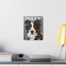 Load image into Gallery viewer, Dogue Custom & Personalized Magazine Cover Canvas - Your Posh Pet
