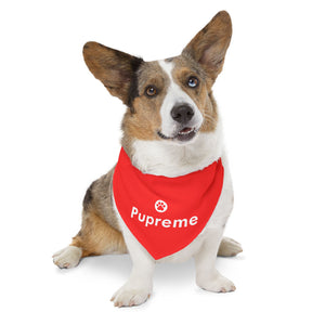 Pupreme Faux-Designer Pet Bandana Collar-Your Posh Pet