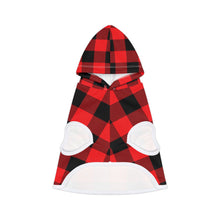 Load image into Gallery viewer, Buffalo Plaid Personalized &amp; Custom Pet Hoodie - Custom Pet Apparel