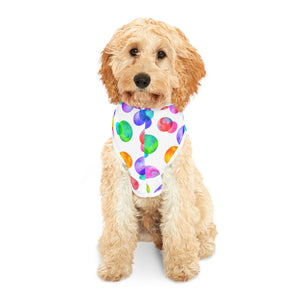 Polka Dot Bubbles Personalized & Custom Pet Hoodie - Custom Pet Apparel