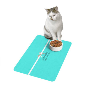 Sniffany's Faux-Designer Pet Food Mat-Your Posh Pet