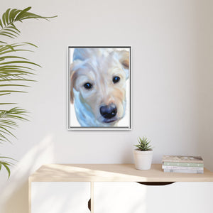 Framed Custom Canvas Artwork of Pet's Image - Your Posh Pet