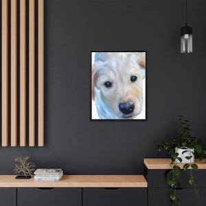 Framed Custom Canvas Artwork of Pet's Image - Your Posh Pet