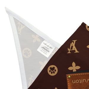 Furry Vuiton Pet Bandana-Your Posh Pet