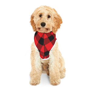 Buffalo Plaid Personalized & Custom Pet Hoodie - Custom Pet Apparel