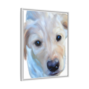 Framed Custom Canvas Artwork of Pet's Image - Your Posh Pet