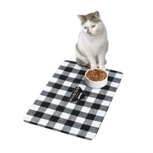 Load image into Gallery viewer, Pawda Faux-Designer Pet Food Mat-Your Posh Pet