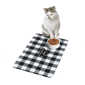 Pawda Faux-Designer Pet Food Mat-Your Posh Pet