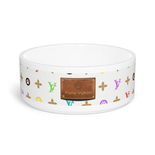 Load image into Gallery viewer, Light Furry Vuiton Pet Bowl-Your Posh Pet