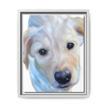 Load image into Gallery viewer, Framed Custom Canvas Artwork of Pet&#39;s Image - Your Posh Pet