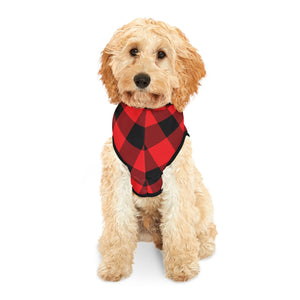 Buffalo Plaid Personalized & Custom Pet Hoodie - Custom Pet Apparel