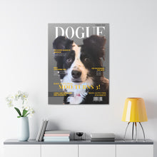 Load image into Gallery viewer, Dogue Custom &amp; Personalized Magazine Cover Canvas-Your Posh Pet