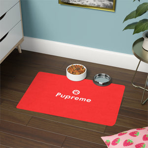 Pupreme Faux-Designer Pet Food Mat-Your Posh Pet