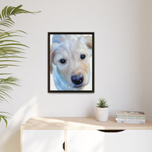 Load image into Gallery viewer, Framed Custom Canvas Artwork of Pet&#39;s Image - Your Posh Pet