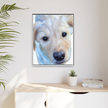 Load image into Gallery viewer, Framed Custom Canvas Artwork of Pet&#39;s Image - Your Posh Pet