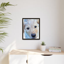 Load image into Gallery viewer, Framed Custom Canvas Artwork of Pet&#39;s Image - Your Posh Pet