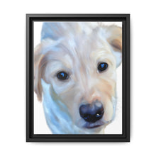 Load image into Gallery viewer, Framed Custom Canvas Artwork of Pet&#39;s Image - Your Posh Pet