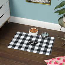 Load image into Gallery viewer, Pawda Faux-Designer Pet Food Mat-Your Posh Pet