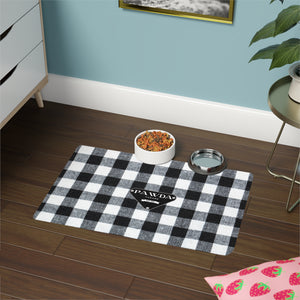 Pawda Faux-Designer Pet Food Mat-Your Posh Pet