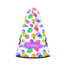 Load image into Gallery viewer, Polka Dot Bubbles Personalized &amp; Custom Pet Hoodie - Custom Pet Apparel