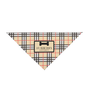 Furberry Faux-Designer Pet Bandana-Your Posh Pet