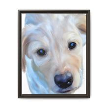 Load image into Gallery viewer, Framed Custom Canvas Artwork of Pet&#39;s Image - Your Posh Pet