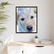 Load image into Gallery viewer, Framed Custom Canvas Artwork of Pet&#39;s Image - Your Posh Pet