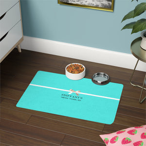 Sniffany's Faux-Designer Pet Food Mat-Your Posh Pet