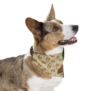 Pucci Faux-Designer Pet Bandana Collar-Your Posh Pet