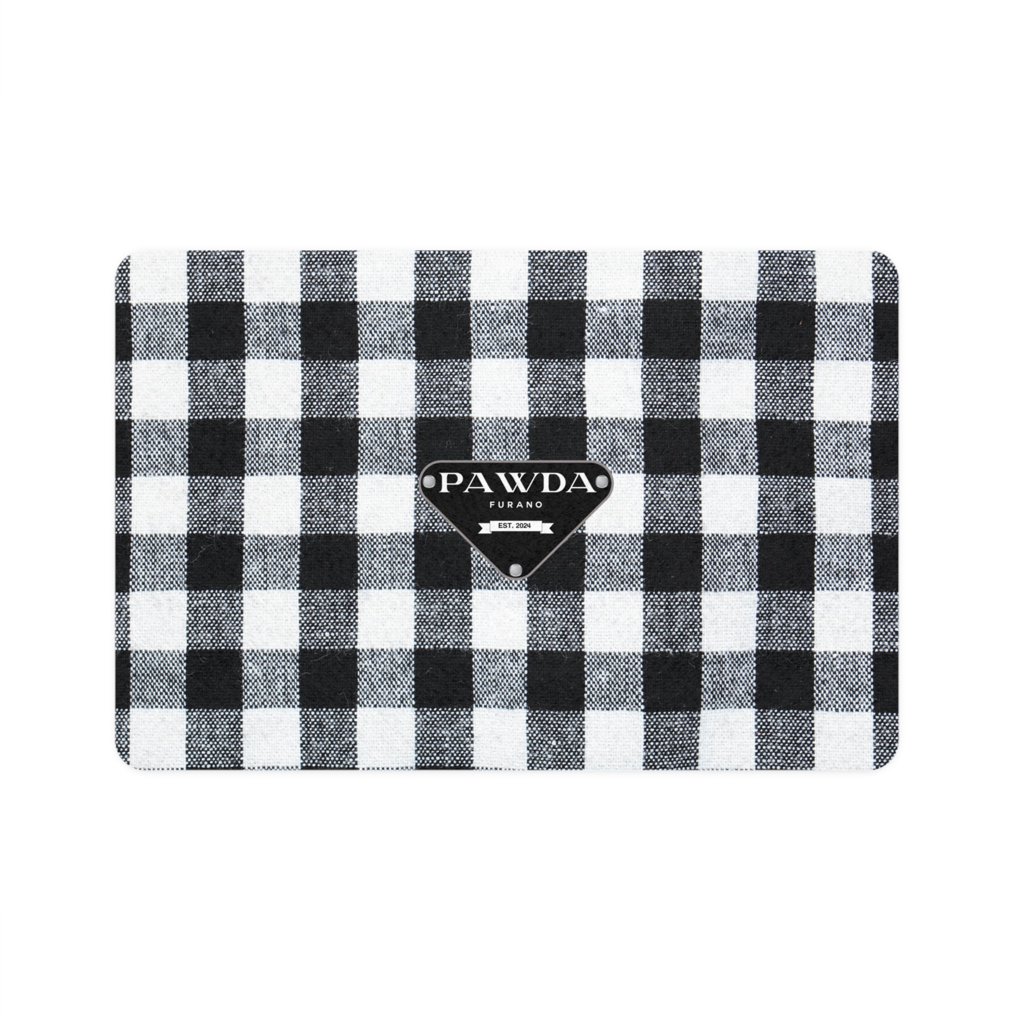 Pawda Faux-Designer Pet Food Mat-Your Posh Pet