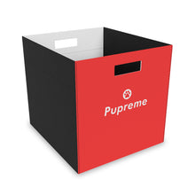 Load image into Gallery viewer, Pupreme Faux-Designer Pet Toy Felt Storage Box-Your Posh Pet