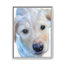 Load image into Gallery viewer, Framed Custom Canvas Artwork of Pet&#39;s Image - Your Posh Pet