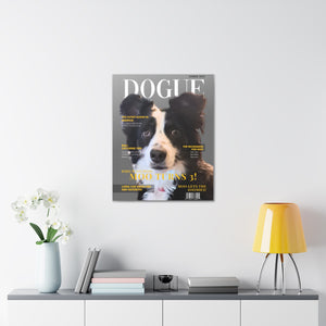 Dogue Custom & Personalized Magazine Cover Canvas-Your Posh Pet