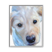 Load image into Gallery viewer, Framed Custom Canvas Artwork of Pet&#39;s Image - Your Posh Pet