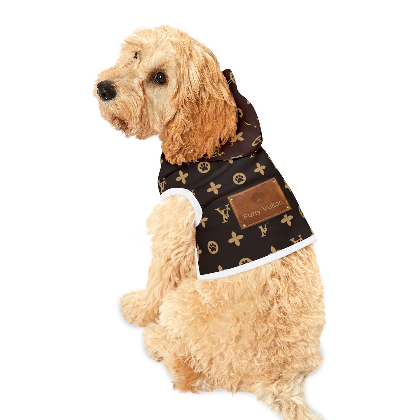 Furry Vuitton Pet Sweatshirt Hoodie