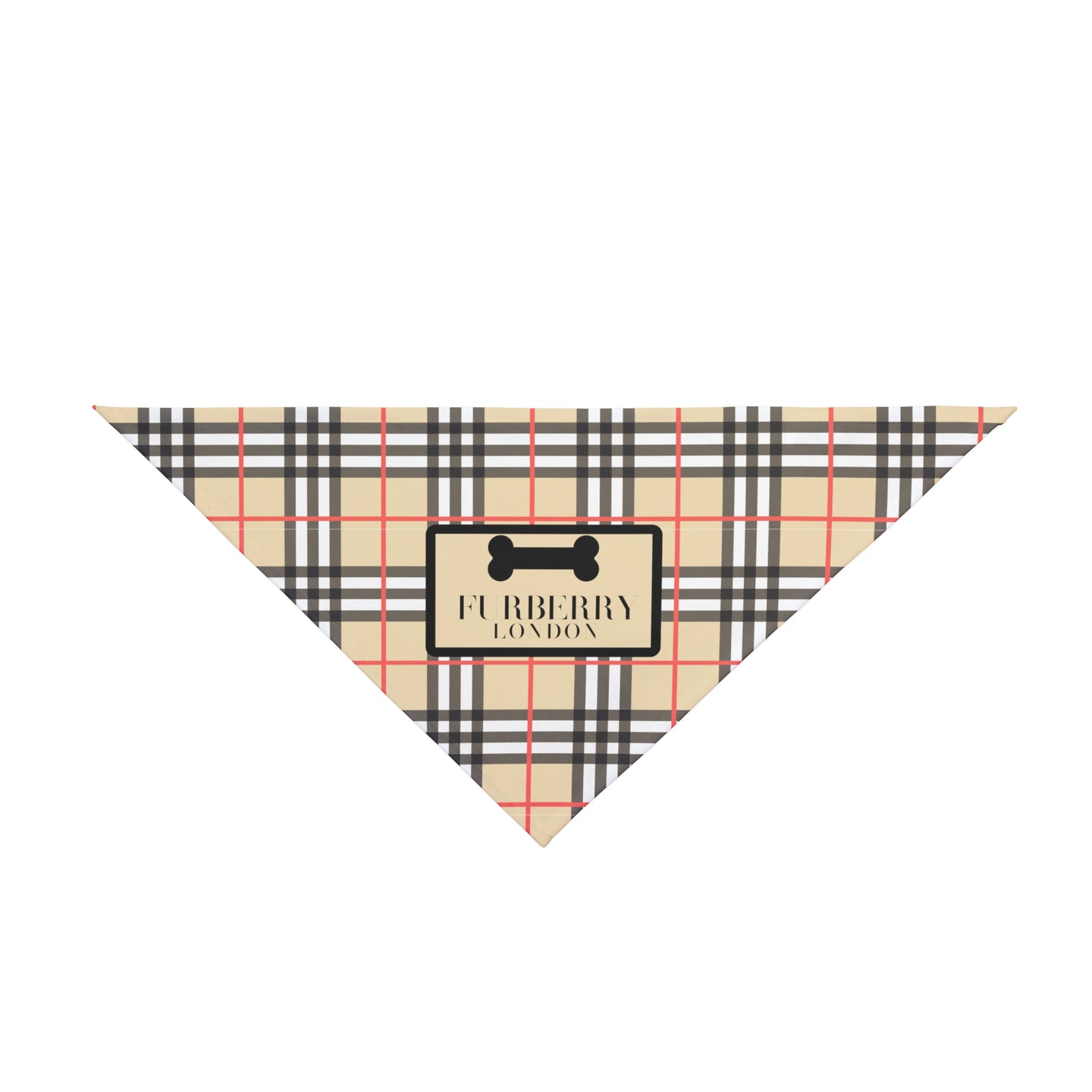 Furberry Faux-Designer Pet Bandana-Your Posh Pet